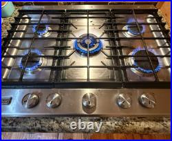 KitchenAid 30 in. Gas Cooktop Stainless Steel with5 Burners KCGS550ESS01 Pre-Owned