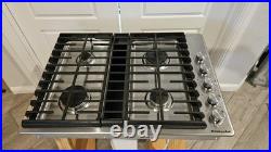 KitchenAid 30 in. Gas Downdraft Cooktop 4 Burners Stainless Steel KCGD500GSS