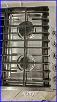 KitchenAid 30 in. Gas Downdraft Cooktop 4 Burners Stainless Steel KCGD500GSS