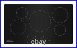KitchenAid 36 Built-In Electric Induction Cooktop KCIG556JSS Stainless Steel