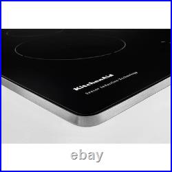 KitchenAid 36 Built-In Electric Induction Cooktop KCIG556JSS Stainless Steel