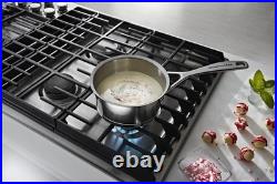 KitchenAid 36 W 5-Burner Gas Cooktop with Downdraft Exhaust Vent, KCGD506GSS, NEW