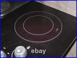 KitchenAid 36 electric downdraft radiant glass cooktop black KECD866RBL00