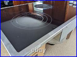 KitchenAid 36 electric downdraft radiant glass cooktop black KECD866RSS02