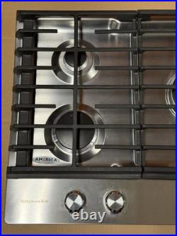 KitchenAid 36-inch 5 burners Stainless steel Gas Cooktop KCGS556ESS AS IS-NO BOX