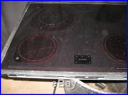 KitchenAid 36 inch radiant glass electric cooktop black 5 burners KECC560BBL2