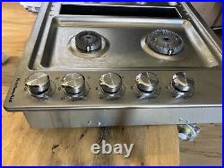 KitchenAid Downdraft 30 Cooktop KCGD500GSS Stainless Steel Works With Test Video