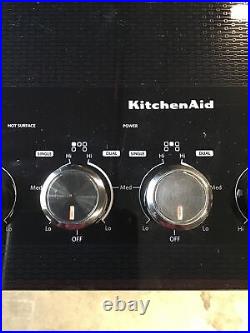 KitchenAid Electric Cooktop 36 Wide KEC664BBL00 (Used)