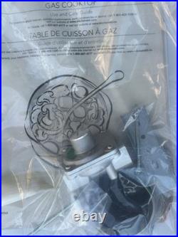 KitchenAid Gas Cooktop Schott Ceran Glass White 30 KGCC506RWW07