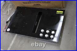 KitchenAid KCED606GBL 36 Black 5 Element Downdraft Electric Cooktop NOB #132413
