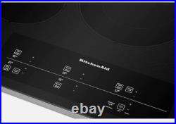 KitchenAid KCES956KSS 36 Radiant Electric Cooktop with 5 Elements