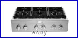 KitchenAid KCGC506JSS 36 Gas Rangetop 6 Burners WARRANTY