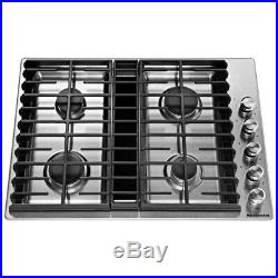 KitchenAid KCGD500GSS 30 Stainless Downdraft Gas Cooktop #46925 HRT