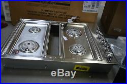 KitchenAid KCGD500GSS 30 Stainless Downdraft Natural Gas Cooktop NOB #30155 HRT