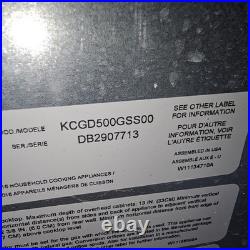 KitchenAid KCGD500GSS00 30 Gas Downdraft Cooktop Stainless Steel 4-Burner
