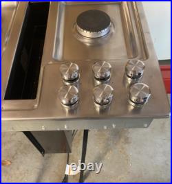 KitchenAid KCGD506SS00 36 Gas Downdraft Cooktop with 5 Burners Stainless KitchenAid KCGD506SS00 36 Gas Downdraft Cooktop with 5 Burners Stainless