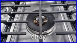 KitchenAid KCGS550ESS06 30 5-Burner Gas Cooktop Stainless Steel Excellent