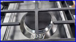 KitchenAid KCGS550ESS06 30 5-Burner Gas Cooktop Stainless Steel Excellent