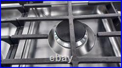 KitchenAid KCGS550ESS06 30 5-Burner Gas Cooktop Stainless Steel Excellent