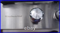 KitchenAid KCGS550ESS06 30 5-Burner Gas Cooktop Stainless Steel Excellent