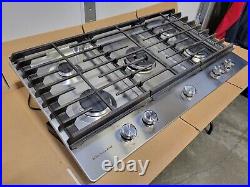 KitchenAid KCGS556ESS 36'' 5-Burner Gas Cooktop