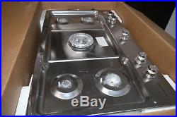 KitchenAid KCGS556ESS 36 Stainless Built-In Gas Cooktop NOB #23115
