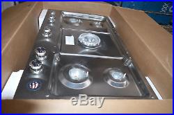 KitchenAid KCGS556ESS 36 Stainless Built-In Gas Cooktop NOB #23115