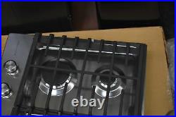 KitchenAid KCGS556ESS 36 Stainless Gas 5 Burner Cooktop NOB #35808 WLK