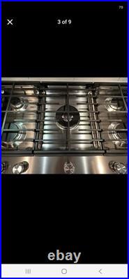 KitchenAid KCGS556ESS02 5-Burner Built-In Gas Cooktop Stainless Steel