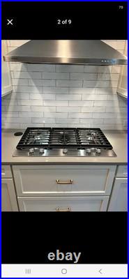 KitchenAid KCGS556ESS02 5-Burner Built-In Gas Cooktop Stainless Steel