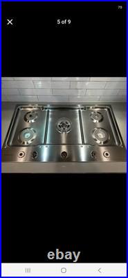 KitchenAid KCGS556ESS02 5-Burner Built-In Gas Cooktop Stainless Steel