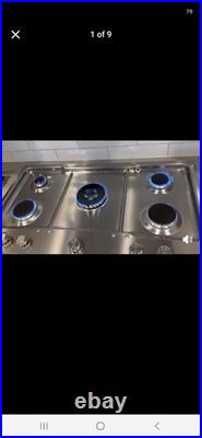 KitchenAid KCGS556ESS02 5-Burner Built-In Gas Cooktop Stainless Steel