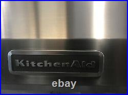 KitchenAid KGCU467VSS 36 Commercial Gas 6-Burner Cooktop & Range Hood