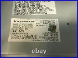 KitchenAid KGCU467VSS 36 Commercial Gas 6-Burner Cooktop & Range Hood