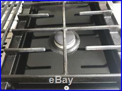 Kitchenaid 36 Professional Stainless Steel Cooktop with 4 Burners and Grill