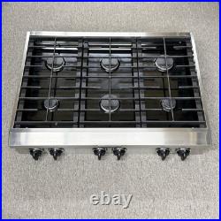 Kitchenaid Architect Series 36 Pro 6 Burner Gas Stainless Steel Cooktop