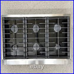 Kitchenaid Architect Series 36 Pro 6 Burner Gas Stainless Steel Cooktop