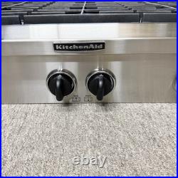 Kitchenaid Architect Series 36 Pro 6 Burner Gas Stainless Steel Cooktop