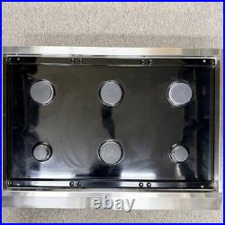Kitchenaid Architect Series 36 Pro 6 Burner Gas Stainless Steel Cooktop