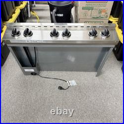 Kitchenaid Architect Series 36 Pro 6 Burner Gas Stainless Steel Cooktop