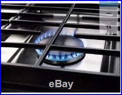 Kitchenaid Kcgs356ESS 36 5-Burner Gas Cooktop Stainless Steel Excellent Display