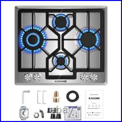 Koxking Bulit-in Gas Cooktop Propane Stove Top 4 Burner Dual fuel NG/LPG 24 in Koxking Bulit-in Gas Cooktop Propane Stove Top 4 Burner Dual fuel NG/LPG 24 in