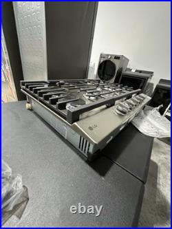 LG 30 Gas Cooktop CBGJ3023S 5 Burner Stainless Built-In UltraHeat 20K BTU