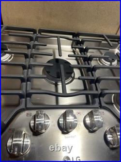 LG 30 Stainless Steel Gas Burner Cooktop LCG3011ST