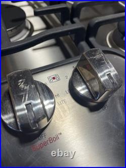 LG 30 Stainless Steel Gas Burner Cooktop LCG3011ST