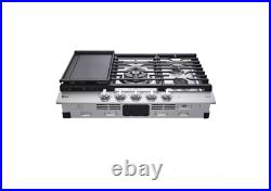 LG 30-in 5 Burners Stainless Steel Gas Cooktop CBGJ3027S