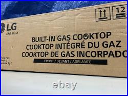 LG 36 Built In Gas Cooktop With 5 Burners & Easyclean Stainless Steel CBGJ3623S