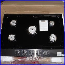 LG Built-In Gas Cooktop with 5 Burners Stainless Steel Black 30 CBGJ3023D