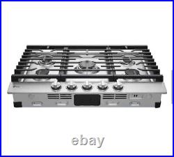 LG CBGJ3023S 30 Built-In Gas Cooktop with 5 Burners Easy Clean Stainless