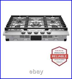 LG CBGJ3023S 30 Built-In Gas Cooktop with 5 Burners Easy Clean Stainless